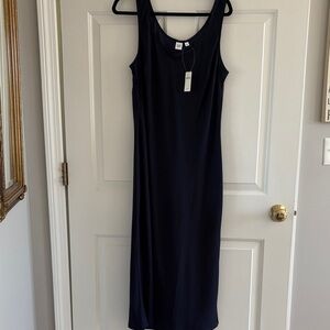 Gao navy blue Sleeveless Dress